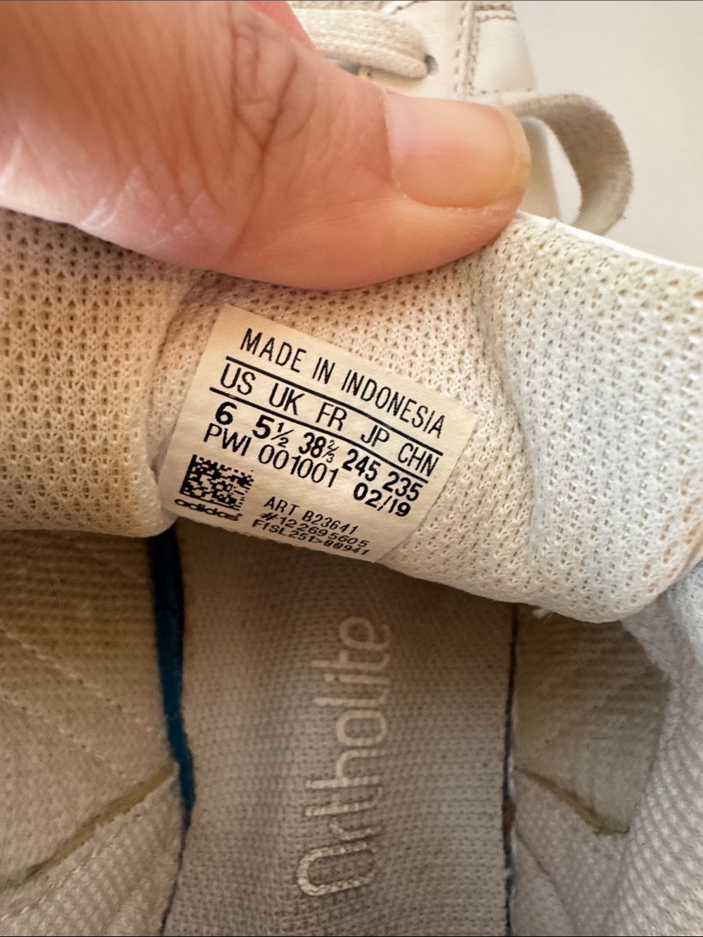White Shell Toe Sneakers - Picture 9 of 9